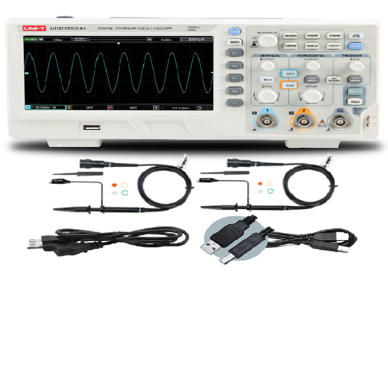 UNI-T UTD2102CEX+ Digital Storage Oscilloscope 100MHZ 1GS/s