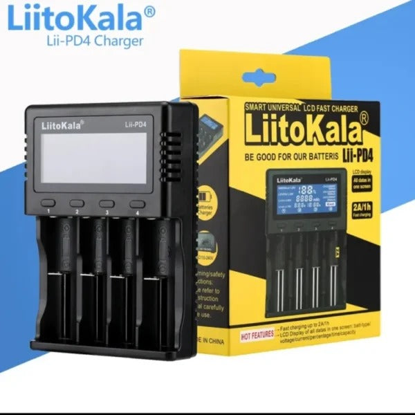 LiitoKala Lii-PD4 4-Slot Smart Universal Battery Charger