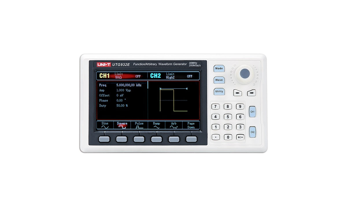UNI-T UTG932E Function Generator 30MHZ 200MSa/s 2Channels