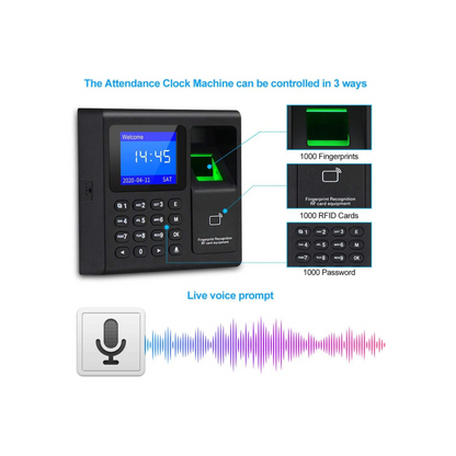 Time Attendance Door Access Control System