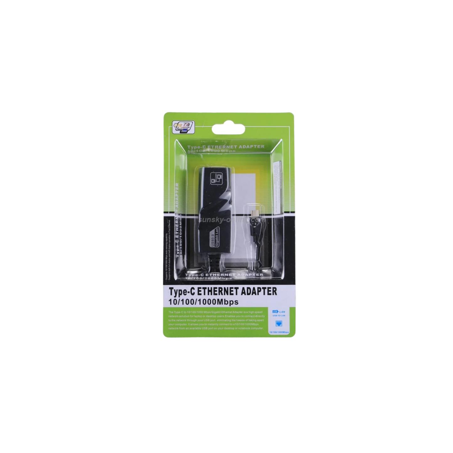Type-C Ethernet Adapter 10/100/1000Mbps
