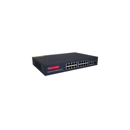 Switch POE 16+2 Port 100/1000Mbps