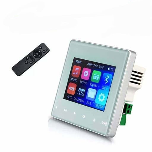 2/4-CH Bluetooth Wall Amplifier with Color Screen