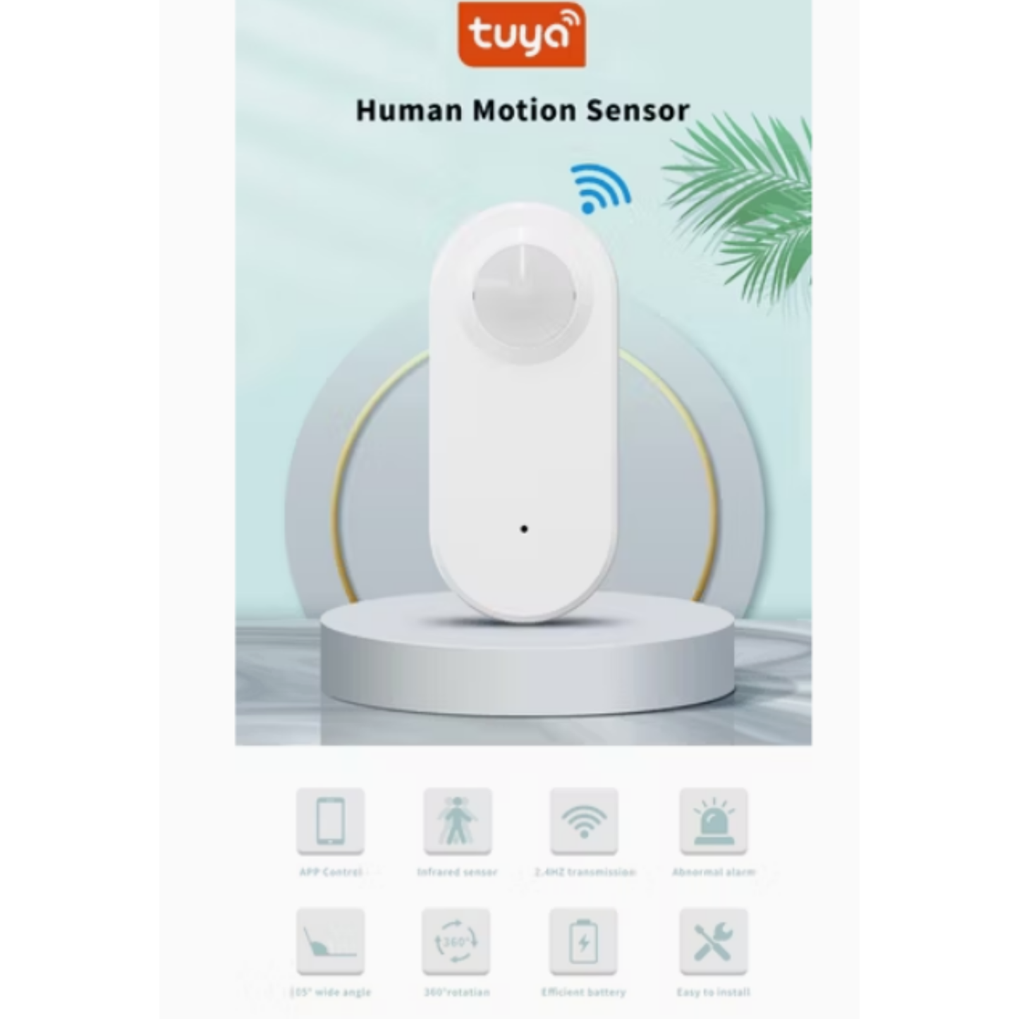 Tuya Motion detector with Siren