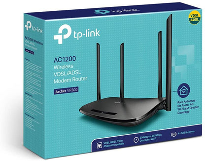 TP-Link Archer VR300 AC1200 Wireless VDSL/ADSL Modem Router | Archer VR300