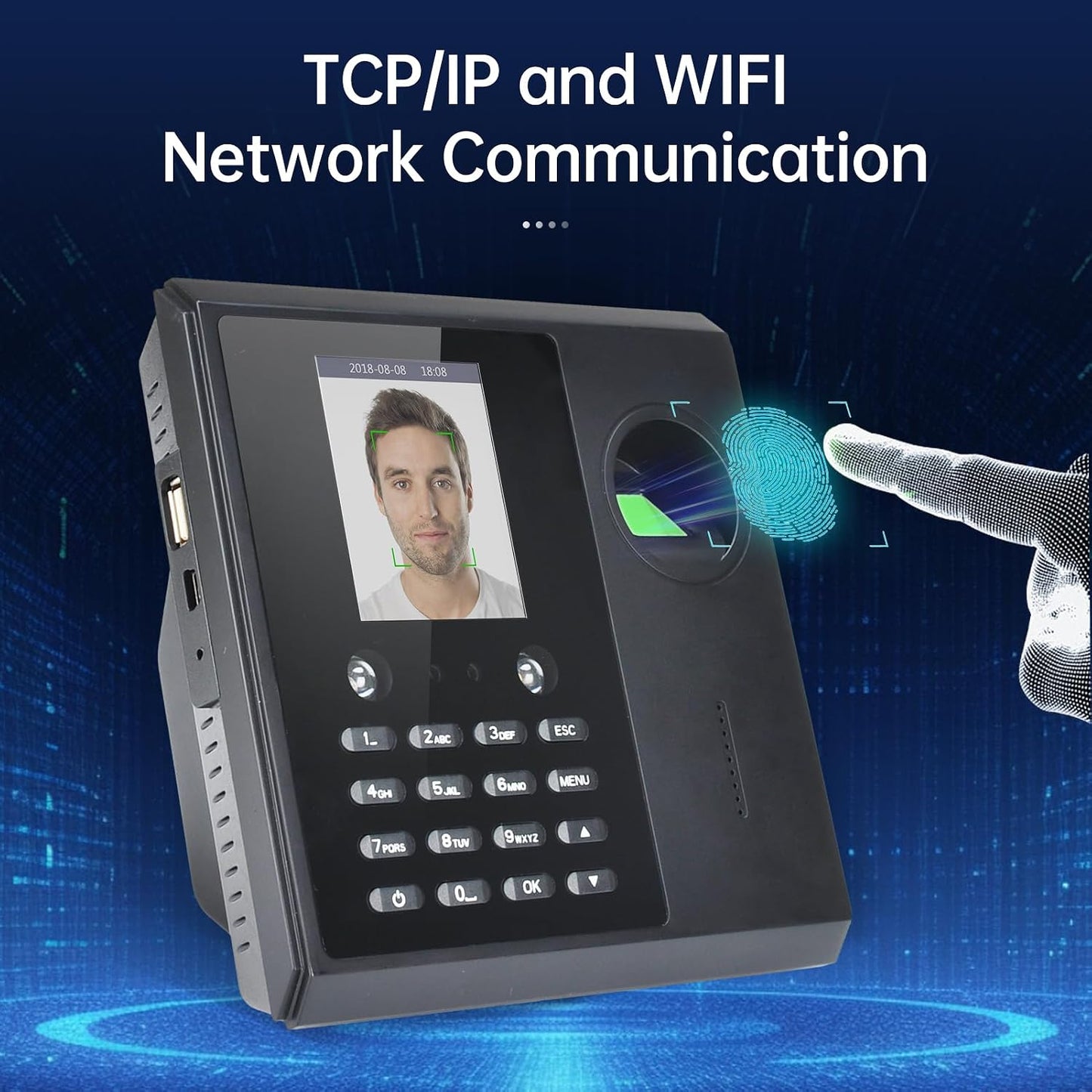 Biometric Time Attendance Machine with Face Detection