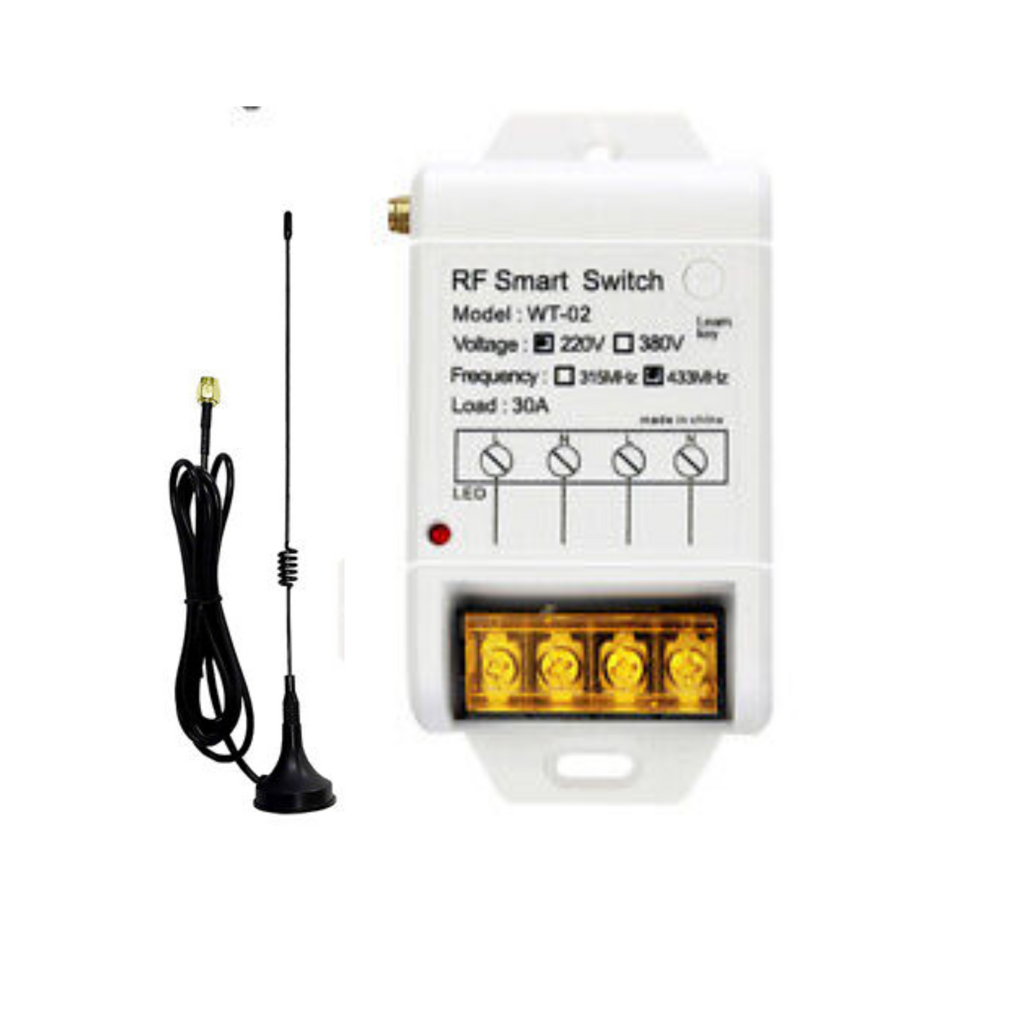 Remote Receiver 1CH 433MHz 220V With Antenna