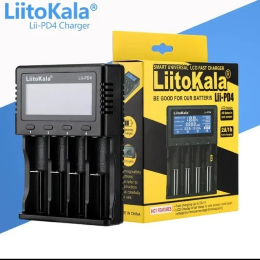 LiitoKala Lii-PD4 4-Slot Smart Universal Battery Charger