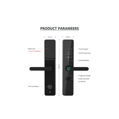Security Biometric Electronic Door Lock